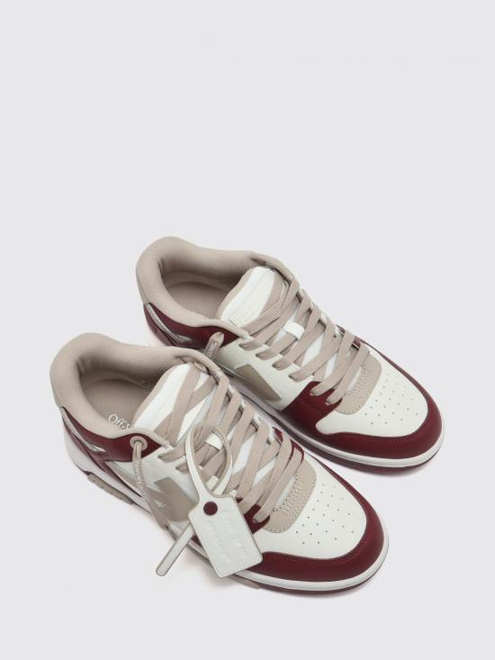 26FW 오프화이트 스니커즈 OF05726609 BURBGE Burgundy - OFF WHITE