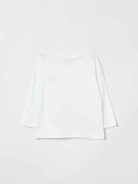 26FW [키즈] 모스키노 티셔츠 MRO014LAA34 10101 White - MOSCHINO