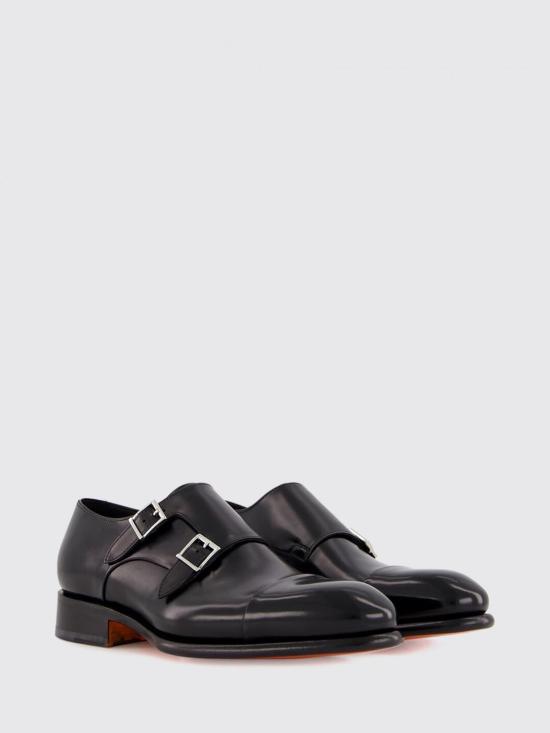 26FW 산토니 로퍼 MCCR11652MC1HVVD N01 Black - SANTONI