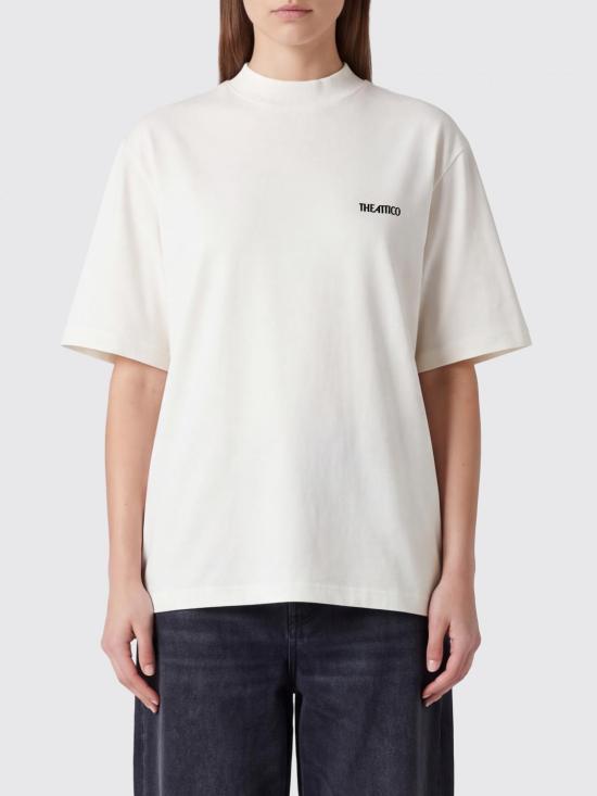 26FW 디 아티코 반팔 티셔츠 261WCT00360JJJ025AA 001 White