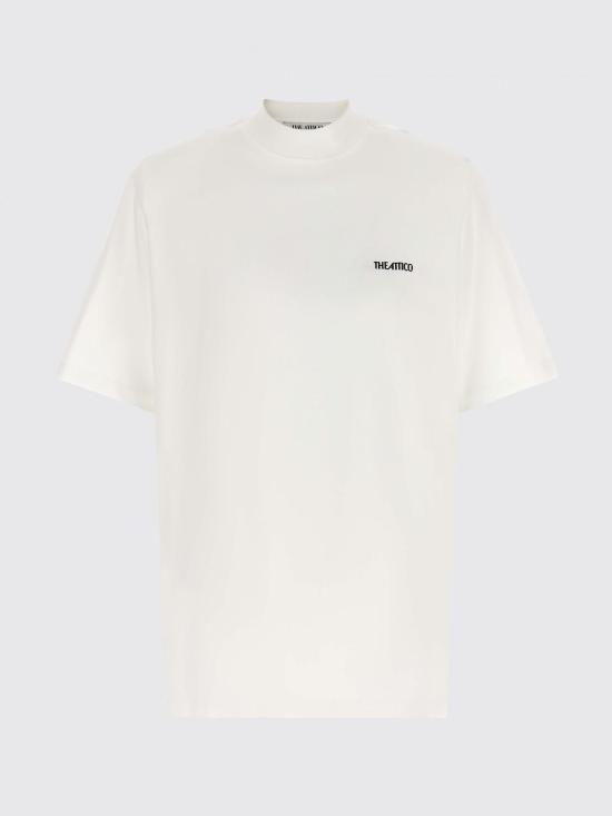 26FW 디 아티코 반팔 티셔츠 261WCT00360JJJ025AA 001 White - THE ATTICO