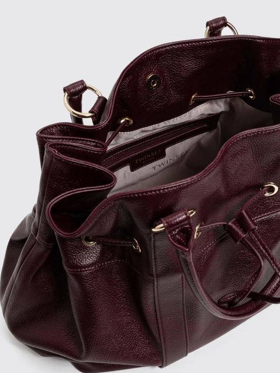 26FW 트윈셋 토트백 262TD8060 00020 Burgundy - TWINSET