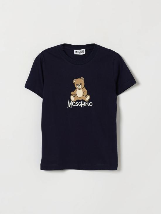 26FW [키즈] 모스키노 티셔츠 HNM05VLAA10 40016 Navy