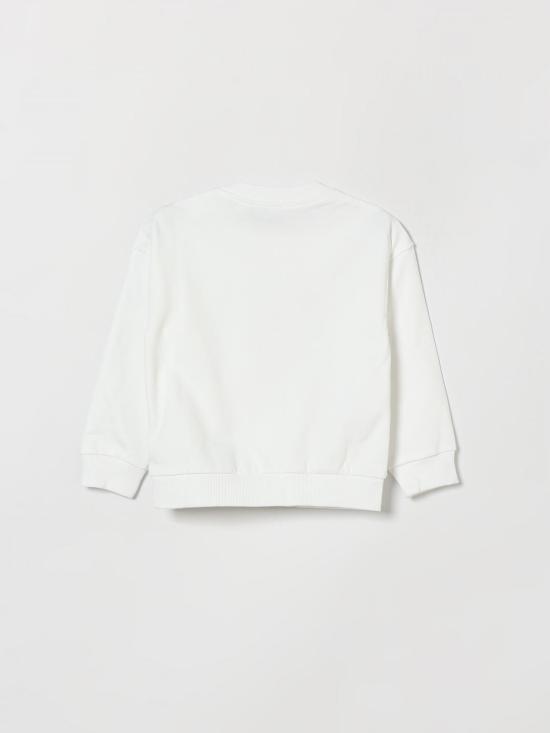 26FW [키즈] 모스키노 풀오버 MUF06HLCA83 10101 White - MOSCHINO