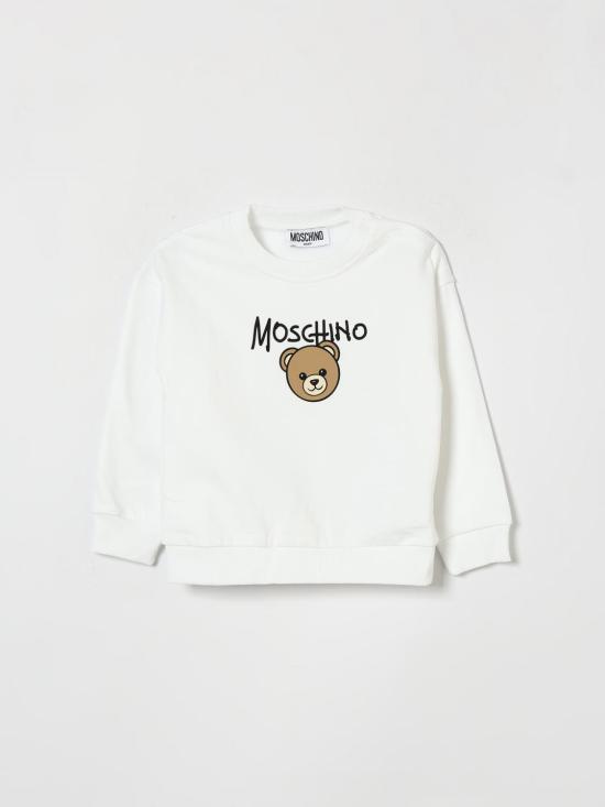 26FW [키즈] 모스키노 풀오버 MUF06HLCA83 10101 White
