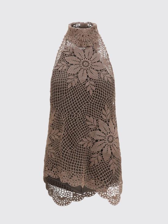 26SS 마그다뷰트림 탑 155526 Brown - MAGDA BUTRYM