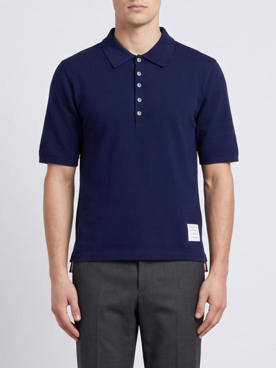 26FW 톰브라운 폴로 티셔츠 MJP249AJ0276 415 Navy
