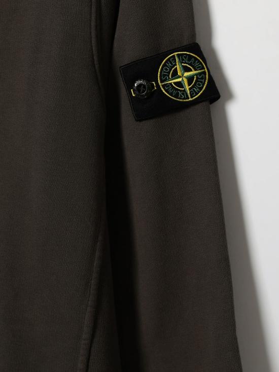 26FW [키즈] 스톤 아일랜드 풀오버 6100001S0A20 V0065 Black 1 - STONE ISLAND