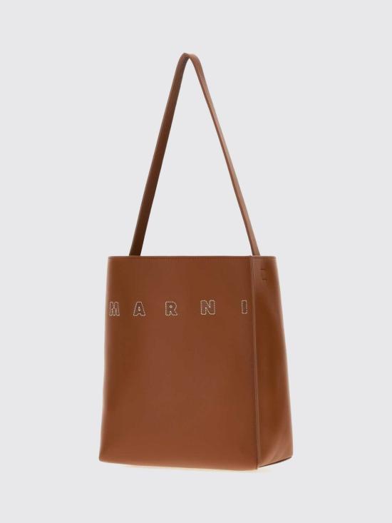 26FW 마르니 숄더백 SHMP0111U4P6483 00M66 Coffee - MARNI