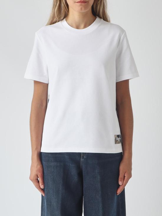 26FW 바버 반팔 티셔츠 LML0938 WH11 White