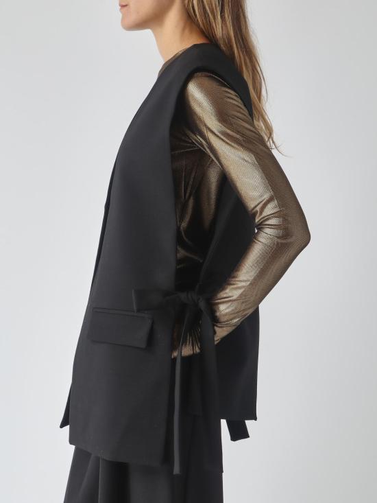 26FW 메이메이즈 베스트 M6FH13 100 Black - MEIMEIJ