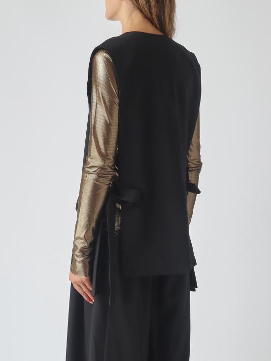 26FW 메이메이즈 베스트 M6FH13 100 Black - MEIMEIJ