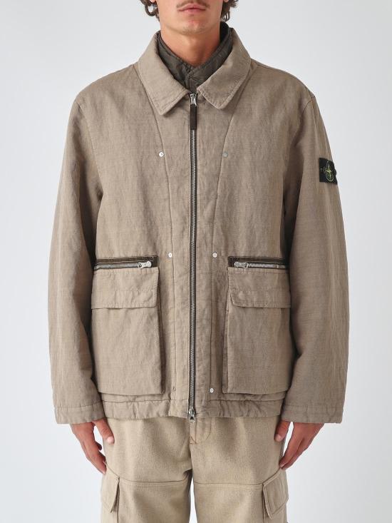 26FW 스톤 아일랜드 자켓 4100043S0455 V0094 Biscuit