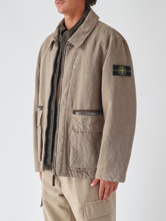 26FW 스톤 아일랜드 자켓 4100043S0455 V0094 Biscuit - STONE ISLAND