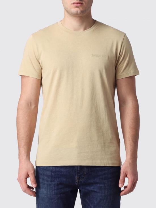 26FW 발망 반팔 티셔츠 HH1EF000BD59 GHY Beige