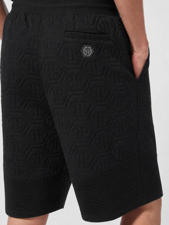 26FW 필립 플레인 숏팬츠 FAFCMJT2777PTE180N 02 Black - PHILIPP PLEIN