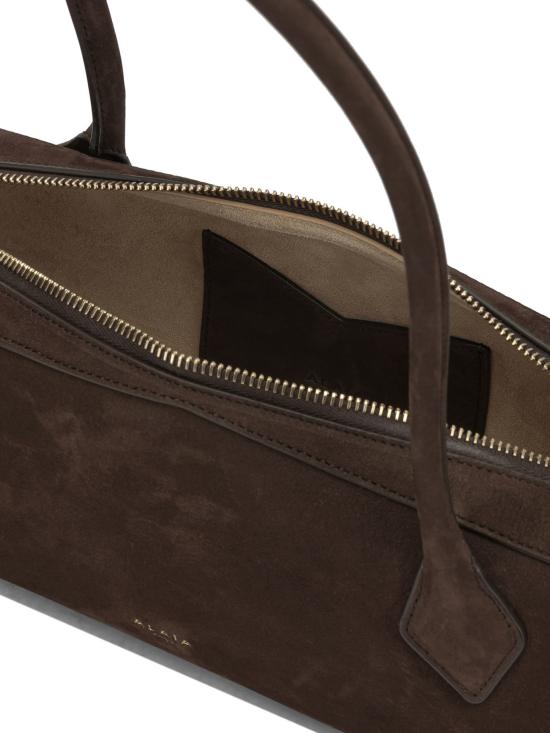 26FW 알라이아 르 테켈 미디움 레더 숄더백 AA1S06033CA214741 Brown - ALAIA