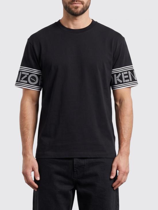 26FW 겐조 반팔 티셔츠 F005TS0434BD 99 Black