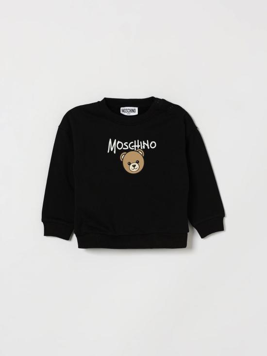 26FW [키즈] 모스키노 풀오버 MUF06HLCA83 60100 Black