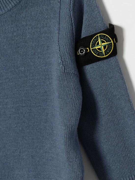 26FW [키즈] 스톤 아일랜드 풀오버 5100002S00M1 V004B Blue 1 - STONE ISLAND