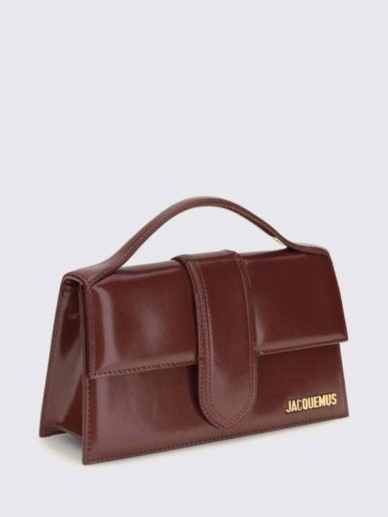 26FW 자크뮈스 라지 밤비노 크로스바디 플랩 백 BAW00007AC18A01 490 Burgundy - JACQUEMUS