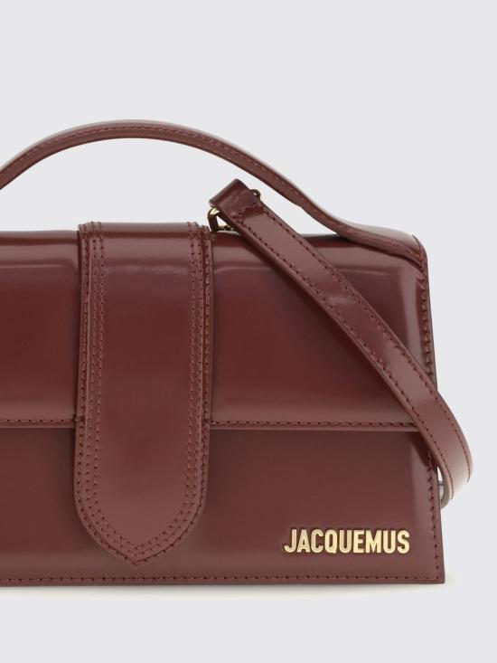 26FW 자크뮈스 라지 밤비노 크로스바디 플랩 백 BAW00007AC18A01 490 Burgundy - JACQUEMUS
