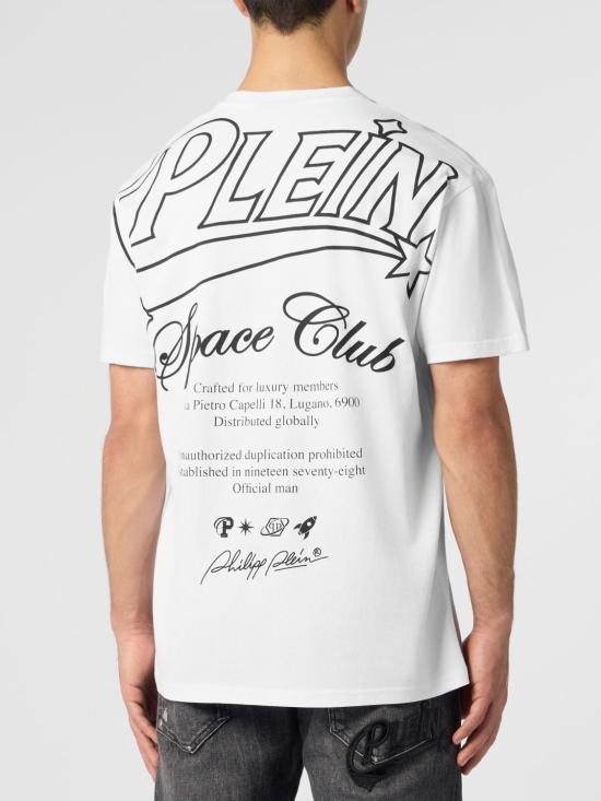 26FW 필립 플레인 반팔 티셔츠 FAFCMTK9142PJY002N 01 White - PHILIPP PLEIN
