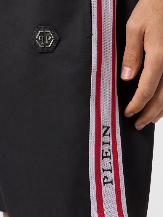 26FW 필립 플레인 숏팬츠 FAFCMJT2876PNY002N 02 Black - PHILIPP PLEIN