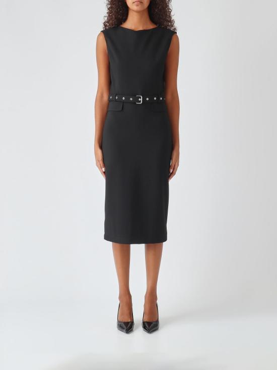26FW 핑코 롱 원피스 107265A3DA Z99 Black