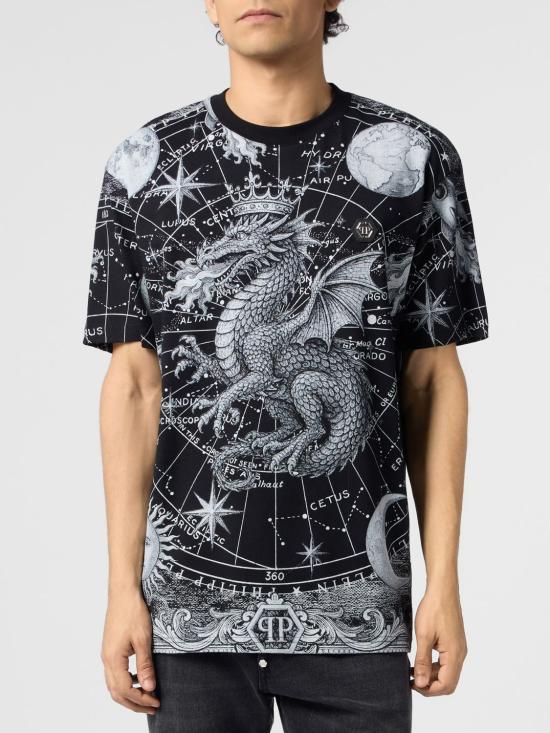 26FW 필립 플레인 반팔 티셔츠 FAFCMTK9092PJY002N 02 Black