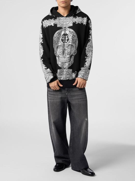 26FW 필립 플레인 긴팔 티셔츠 FAFCMJB4014PTE180N 02 Black - PHILIPP PLEIN