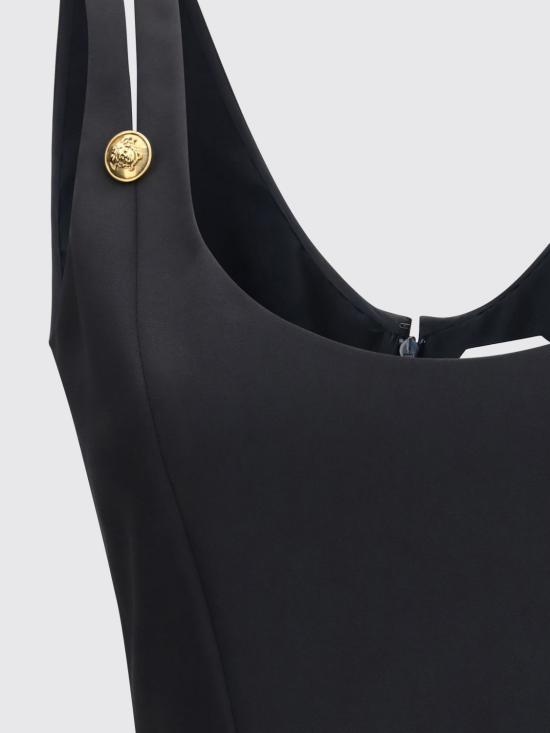 26FW 베르사체 롱 원피스 10267001A17793 1B000 Black - VERSACE