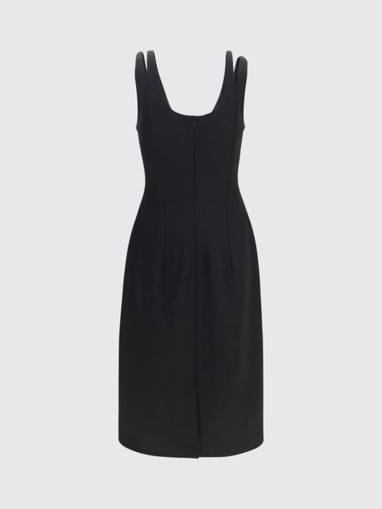 26FW 베르사체 롱 원피스 10267001A17793 1B000 Black - VERSACE