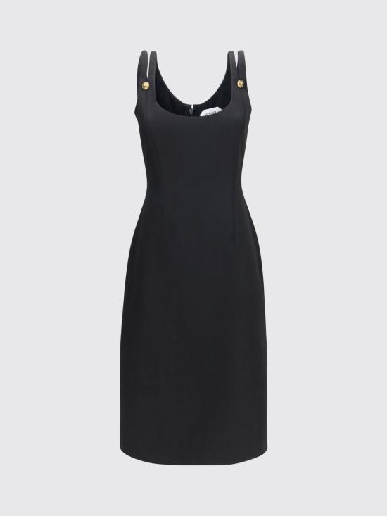 26FW 베르사체 롱 원피스 10267001A17793 1B000 Black - VERSACE