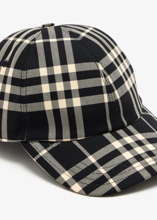 26FW 버버리 볼캡 8128345 BLACK CALICO BEIGE DOM - BURBERRY