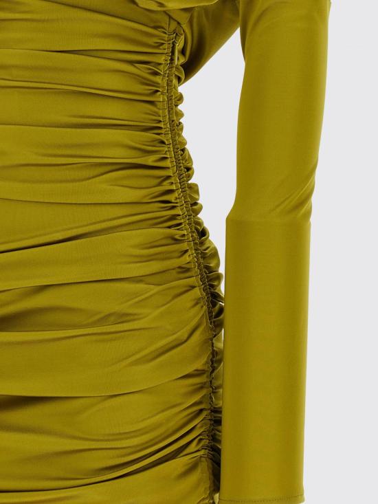 26FW 발망 롱 원피스 DR0000000081 A50 Green - BALMAIN
