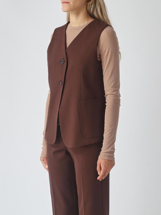 26FW 메이메이즈 베스트 M6FA19 460 Brown - MEIMEIJ