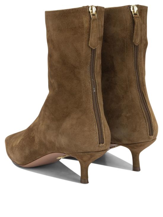 26FW 아쿠아주라 부츠 MNRMIDB0SUECHT Brown - AQUAZZURA