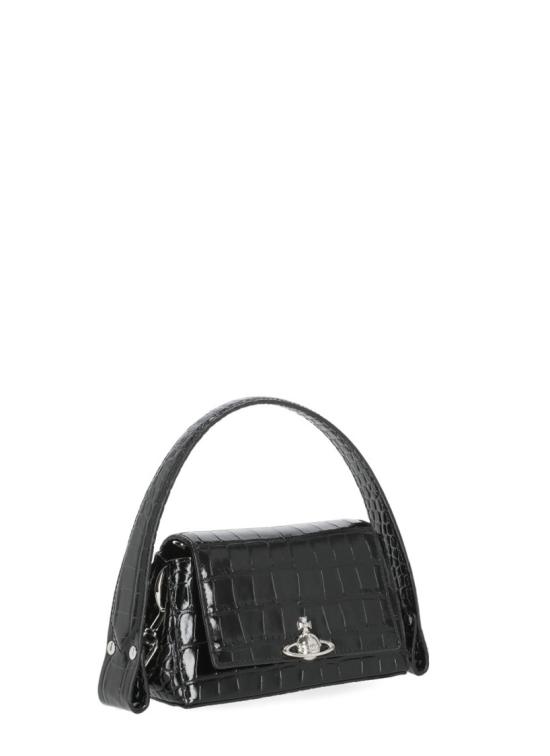 26FW 비비안웨스트우드 헤이즐 스몰 핸드백 4603000WWL0098N401 Black - VIVIENNE WESTWOOD