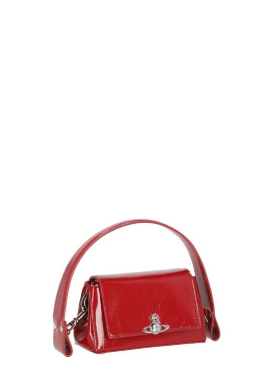 26FW 비비안웨스트우드 헤이즐 스몰 핸드백 4603000WWL00EOH401 Red - VIVIENNE WESTWOOD