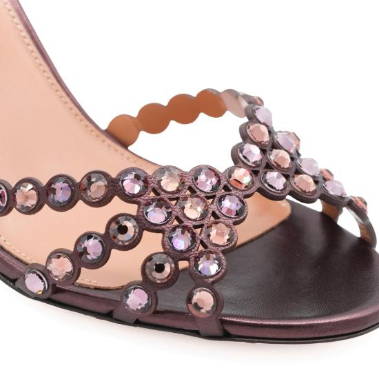 26FW 아쿠아주라 샌들 TQLMIDS0NPLMNZ Purple - AQUAZZURA