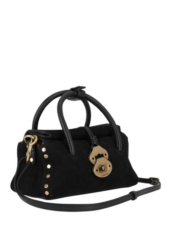 26FW 자넬라토 숄더백 069120DOTTAJONESNABUKBABYZ0001 Black - ZANELLATO