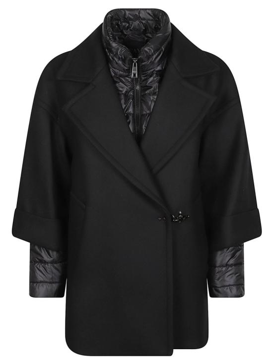 26FW 페이 코트 NAW16533170YMV Black