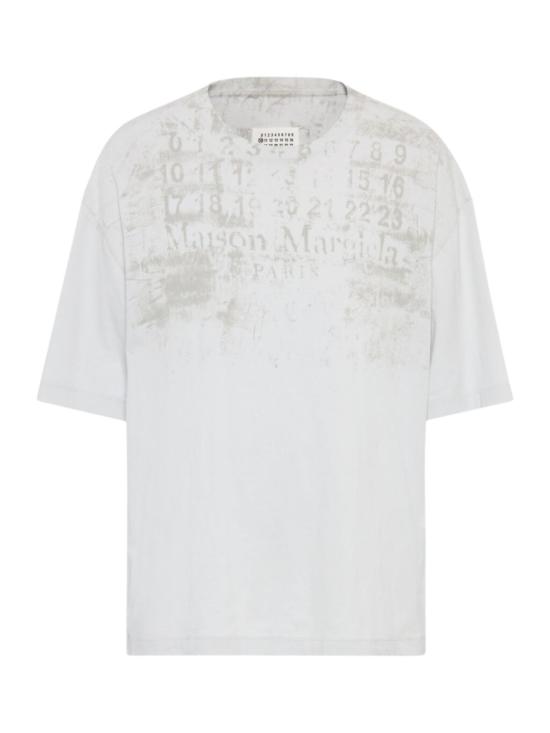 26FW 마르지엘라 뉴메릭 로고 오버사이즈 코튼 티셔츠 S50GC0737S24607857 White