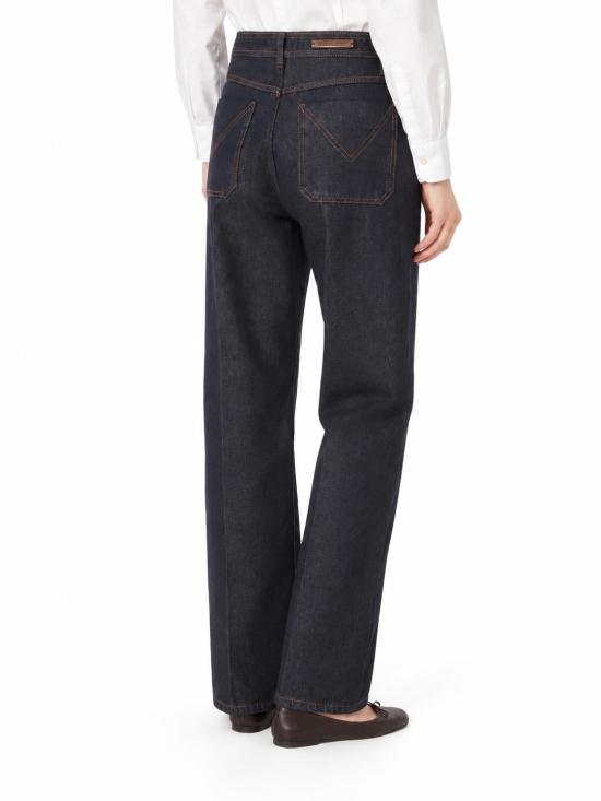 26FW 막스마라 스트레이트 팬츠 2621136042MXMABBONO 001 BLU NOTTE - MAX MARA