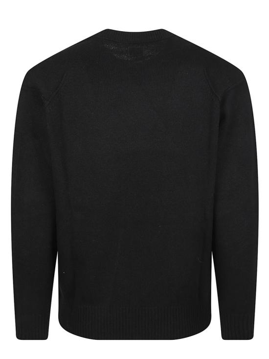 26FW 씨피 컴퍼니 램스울 GRS 크루넥 렌즈 스웨터 RFCMKN707A 110149A Black - C.P. COMPANY