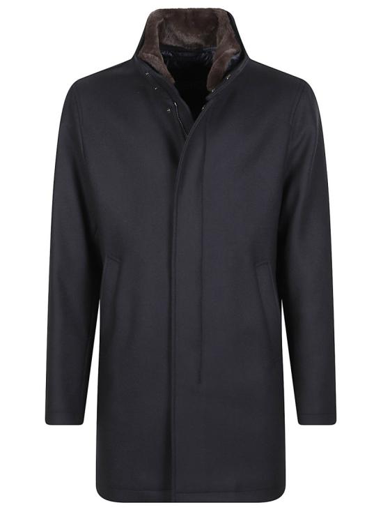 26FW 에르노 에코 울 라이트 포 퍼 코트 CA000214U 33344 Black