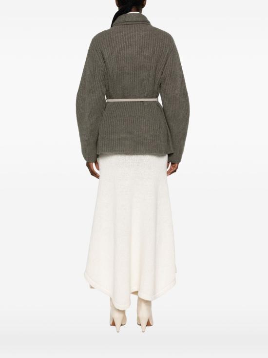 26FW 브루넬로 쿠치넬리 가디건 M52538526 C9986 GREEN - BRUNELLO CUCINELLI