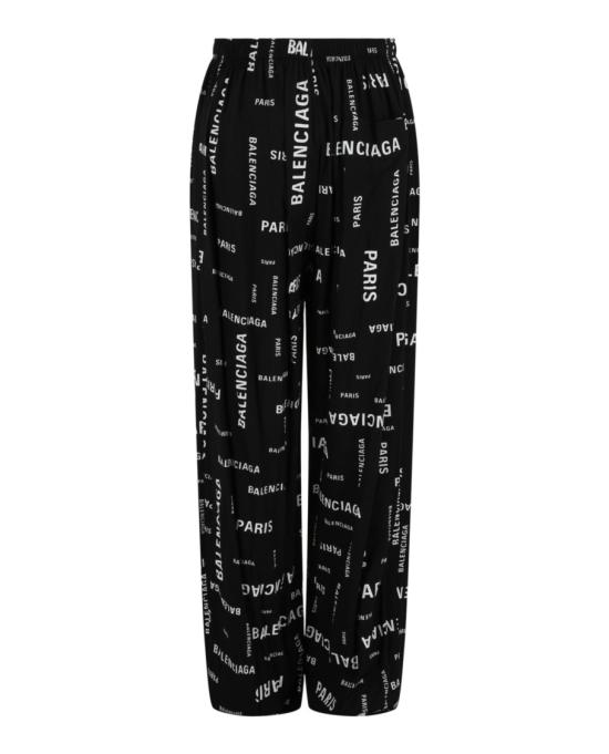  발렌시아가 팬츠 658883 TPLB4 1070 00008 50 Black - BALENCIAGA