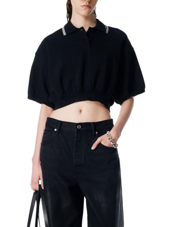 26SS 알렉산더 왕 탑 4CC1261207001 Black